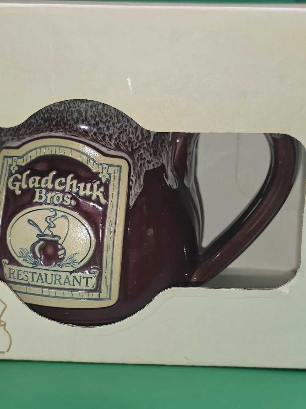Gladchuk Bros. Restaurant Handthrown Deneen Pottery Mugs – New in Box!